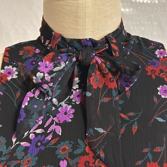 Calvin Klein floral sleeveless shift dress size 6P - Picture 2 of 9